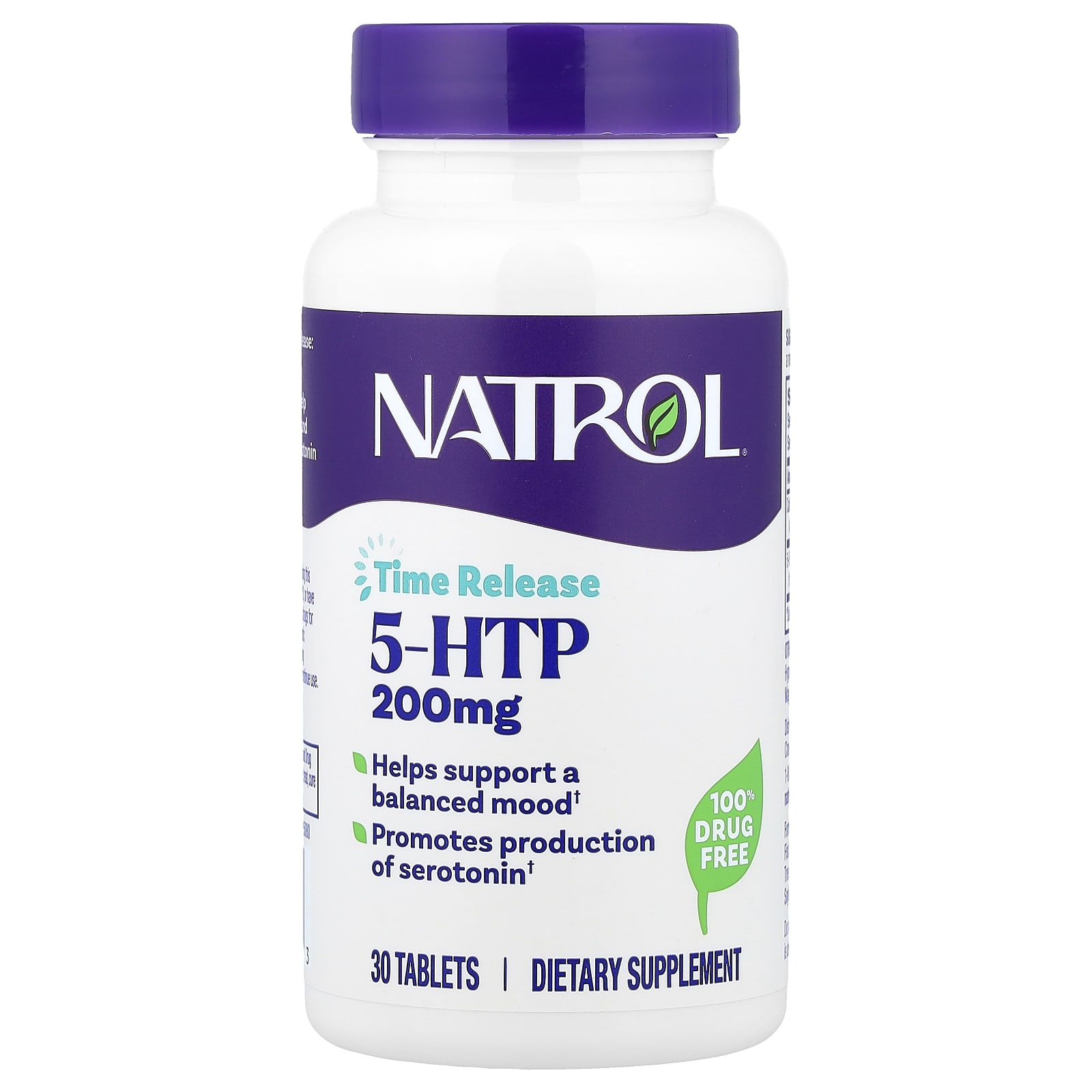 5-HTP Natrol 5-HTP Time Release, 30 таблеток