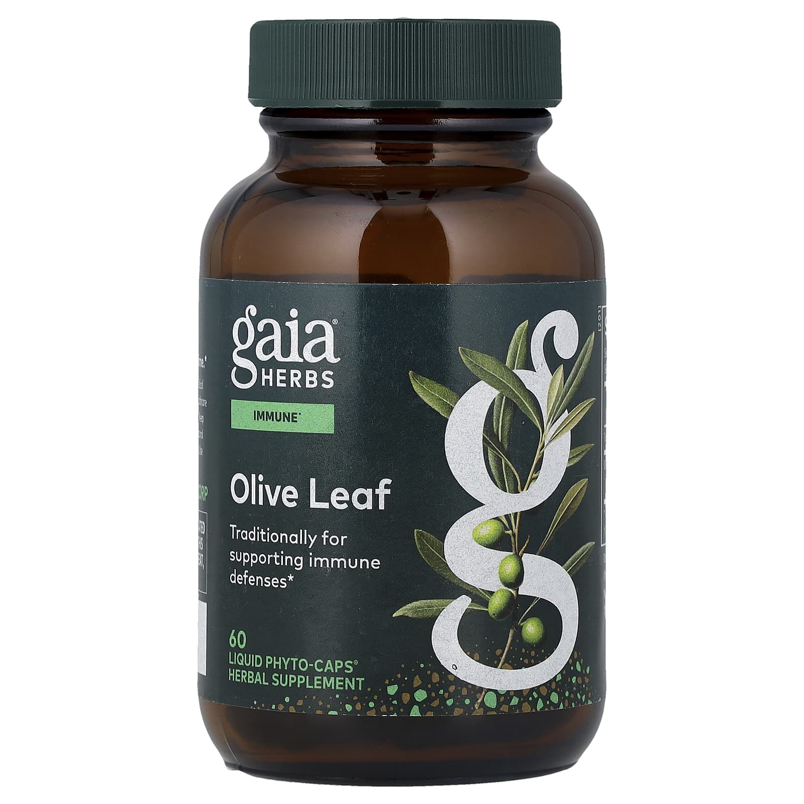 Экстракт листьев оливы Gaia Herbs, 680 мг, капсулы