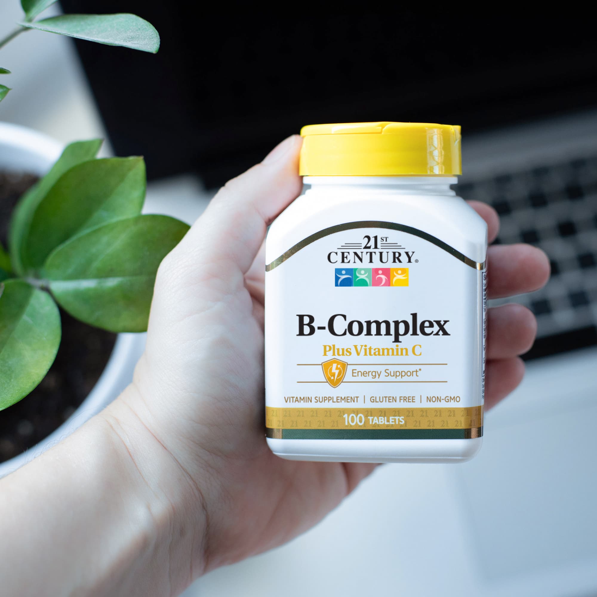 Комплекс витаминов B 21st Century B-Complex plus Vitamin C, 100 таблеток