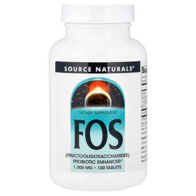 ФОС (фруктоолигосахариды) Source Naturals, 1000 мг, 100 таблеток