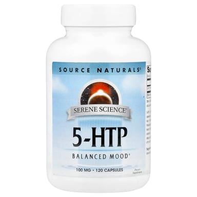 5-HTP Source Naturals Serene Science® 5-HTP, 100 мг, 120 капсул
