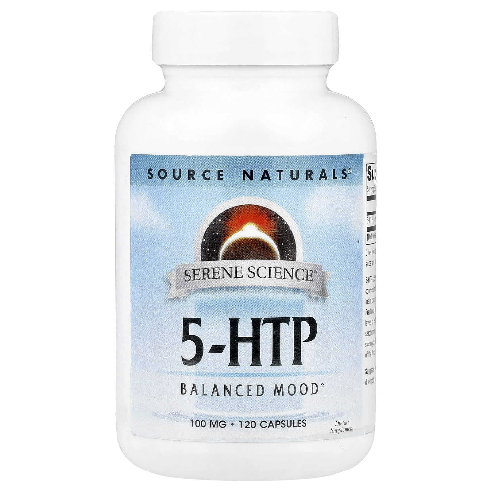 5-HTP Source Naturals Serene Science® 5-HTP, 100 мг, 120 капсул