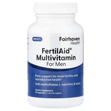 Мультивитамины Fairhaven Health FertilAid® for Men, 90 капсул