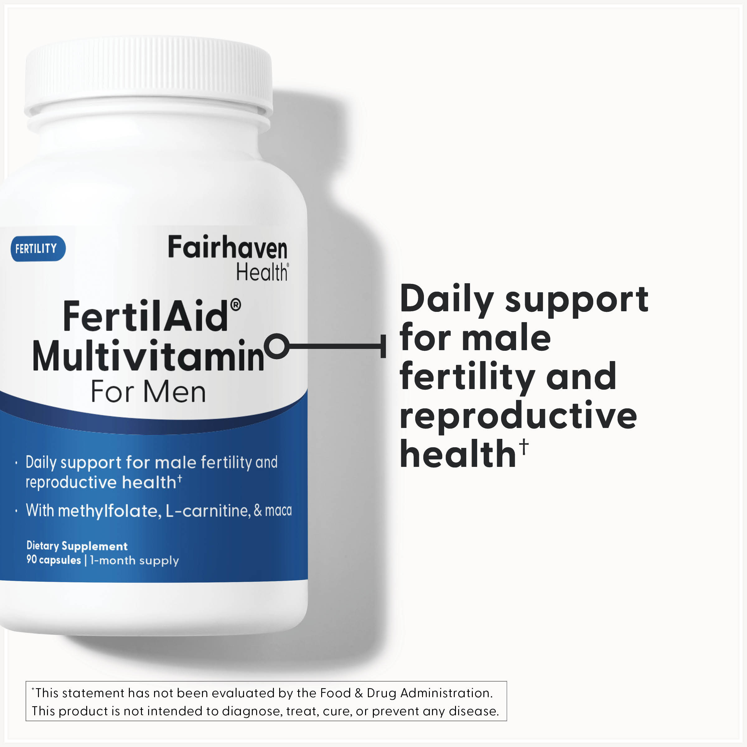 Мультивитамины Fairhaven Health FertilAid® for Men, 90 капсул — фото 3
