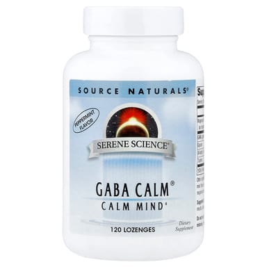 ГАМК Source Naturals Serene Science® Calm®, оттенок Peppermint, 120 пастилок