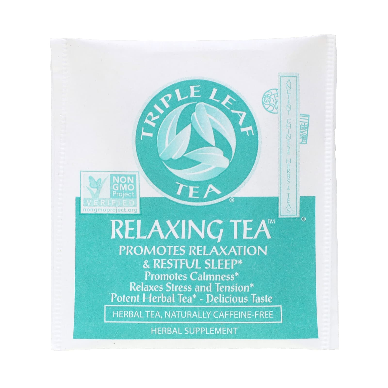 Чайные пакетики Triple Leaf Tea Relaxing 20, без кофеина, 33 г — фото 2