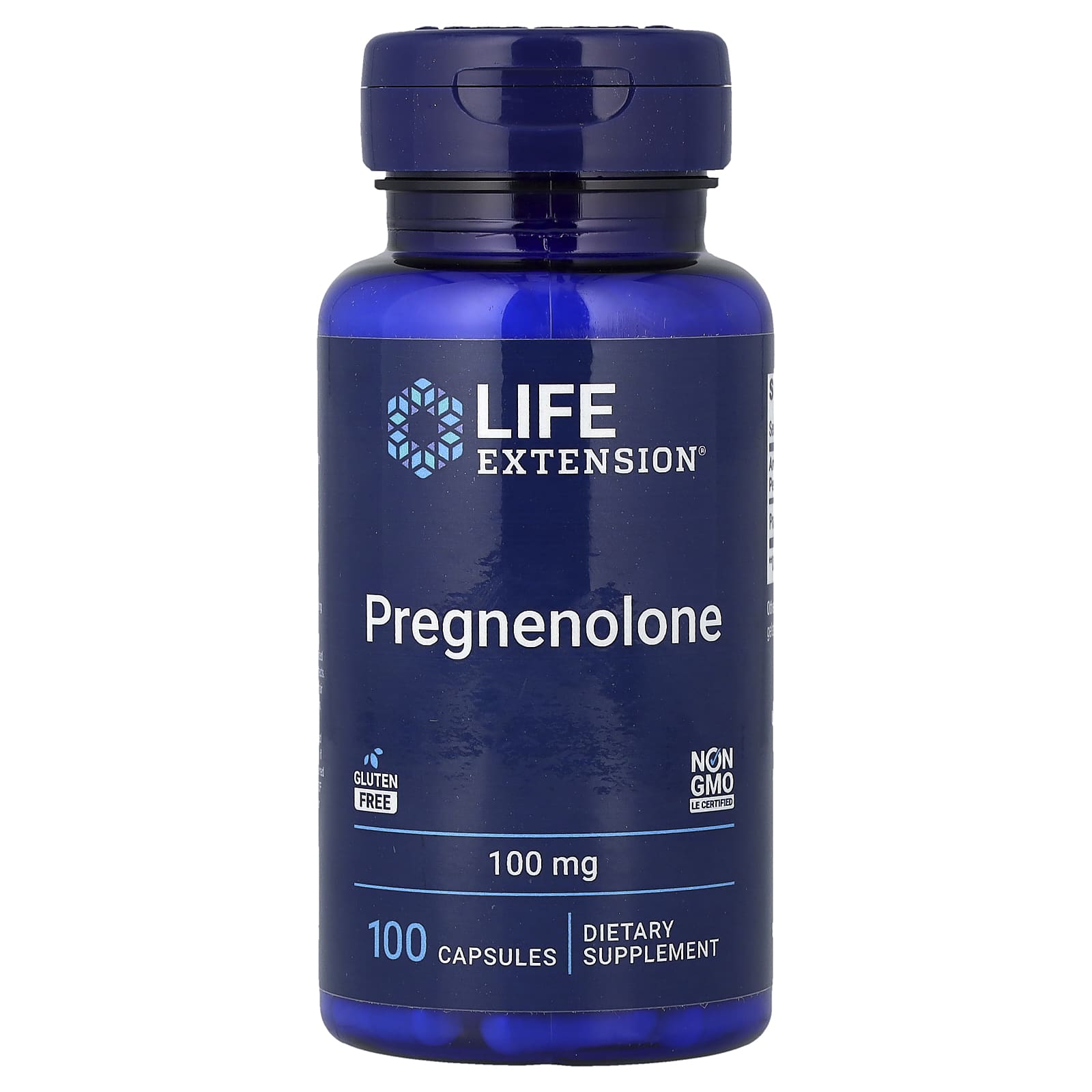 Прегненолон Life Extension, 100 мг, 100 капсул