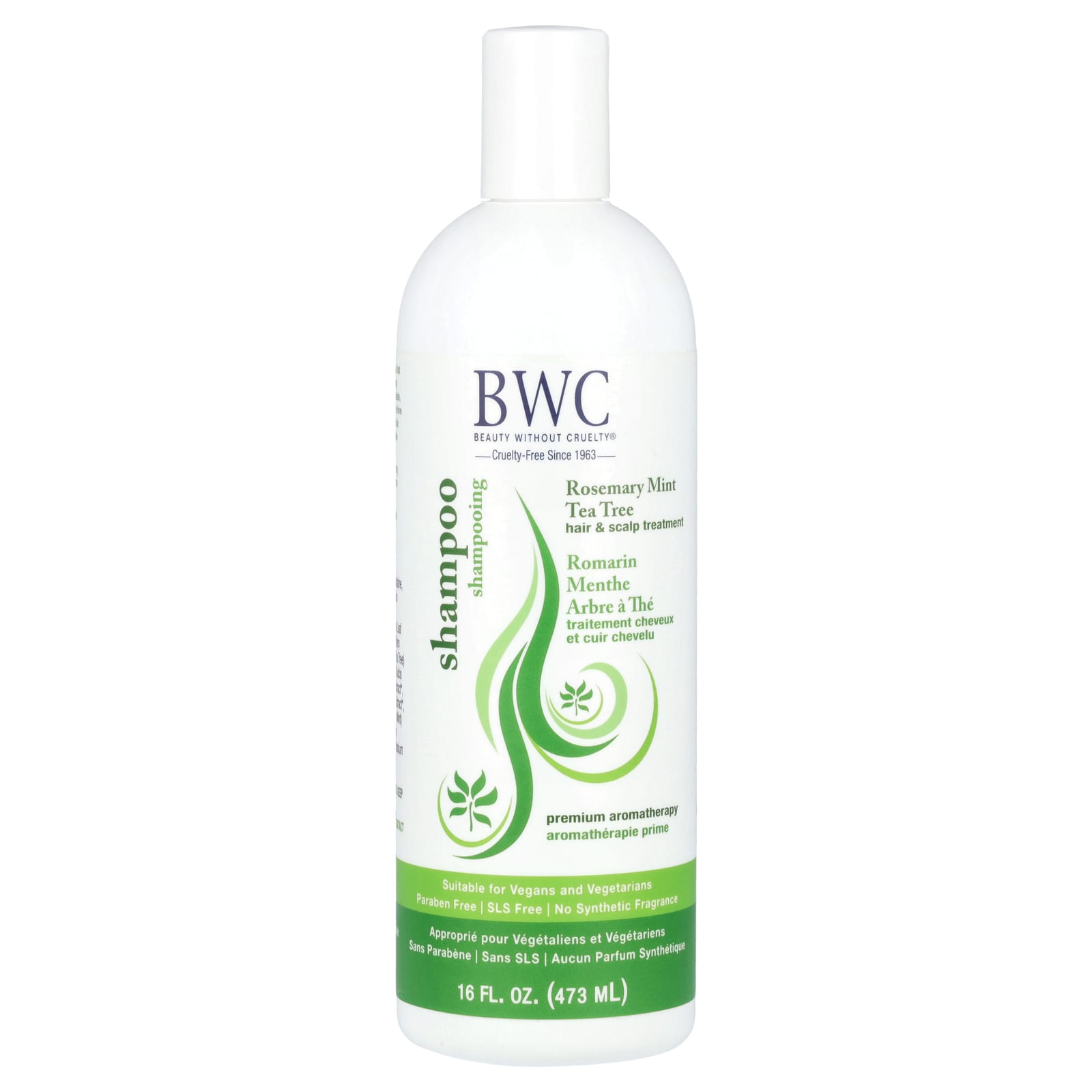 Шампунь Beauty Without Cruelty Rosemary Mint Tea Tree, 473 мл