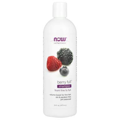 Шампунь NOW Foods Solutions From Fine to Full, вкус Berry Full Shampoo, 473 мл