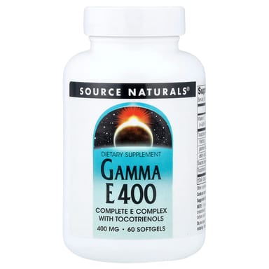 Комплекс Source Naturals Gamma E 400 Complete E with Tocotrienols, 60 мягких капсул