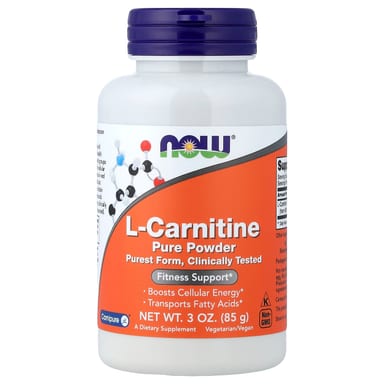 L-карнитин NOW Foods L-Carnitine Pure Powder, 85 г, порошок