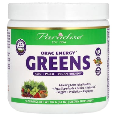 Зеленый комплекс Paradise Herbs ORAC Energy® Greens, 182 г