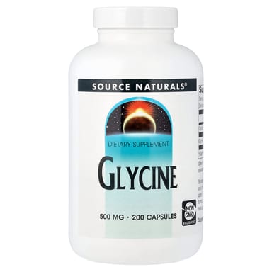 Глицин Source Naturals, 500 мг, 200 капсул