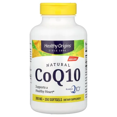 Фото товара: Коэнзим Q10 Healthy Origins Natural Kaneka Q10®, 300 мг, 150 мягких капсул