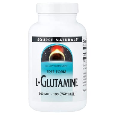 L-глютамин Source Naturals L-Glutamine, 500 мг, 100 капсул