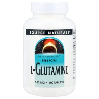 L-глютамин Source Naturals L-Glutamine, 500 мг, 100 таблеток