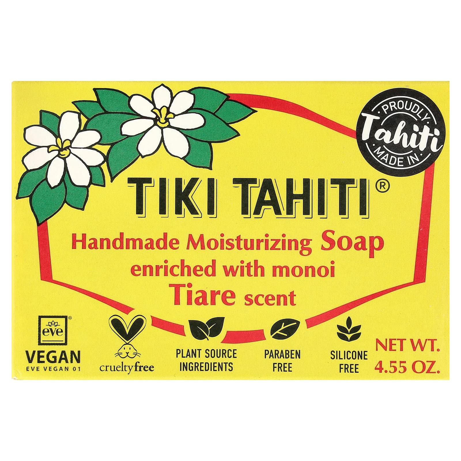 Мыло Monoi Tiare Tahiti Handmade Moisturizing Soap, оттенок Tiare, 130 г — фото 3