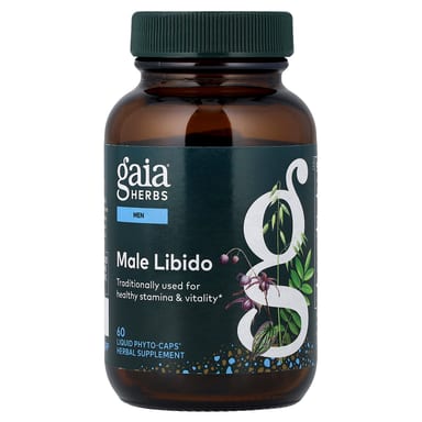 Либидо для мужчин Gaia Herbs, 60 жидких фитокапсул®