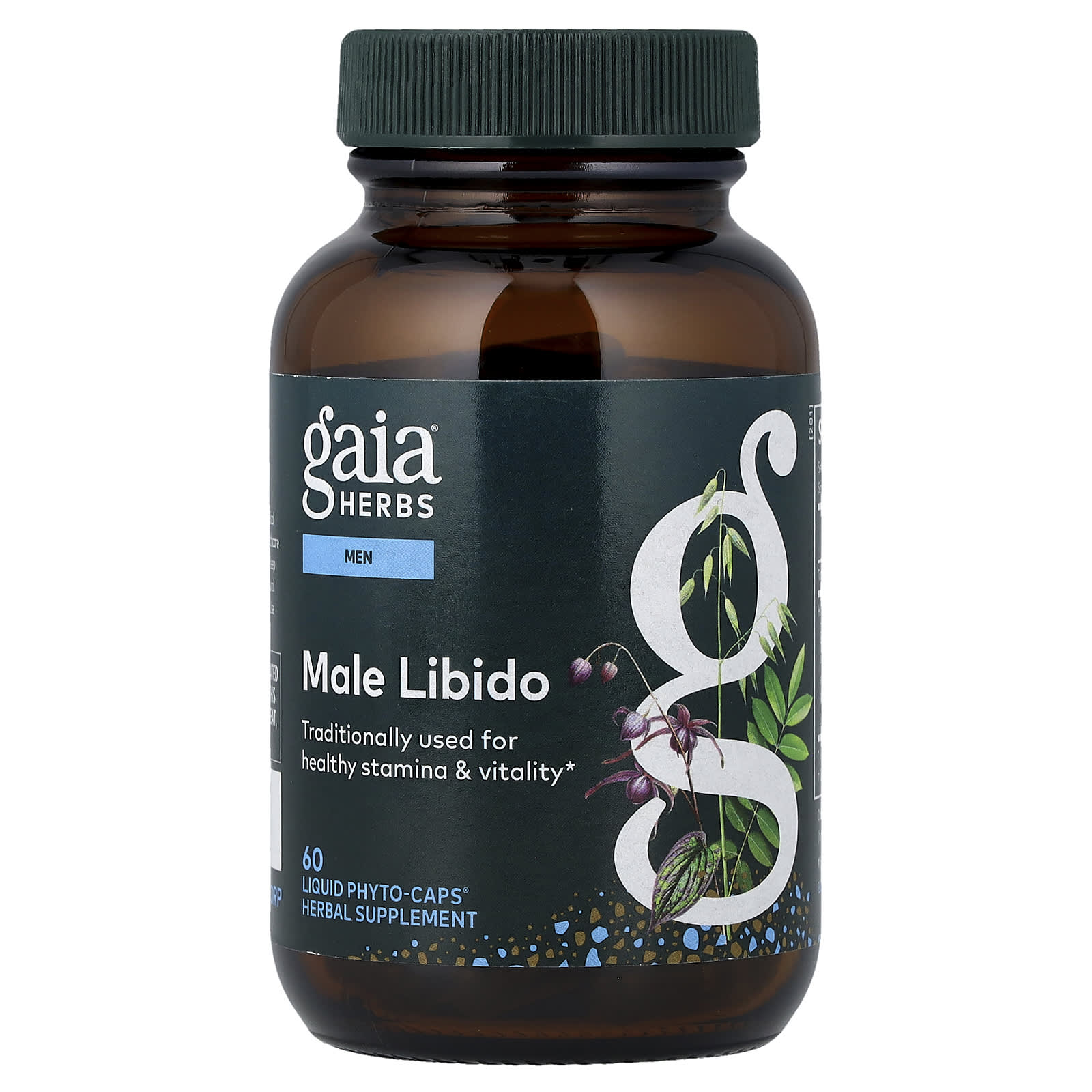 Либидо для мужчин Gaia Herbs, 60 жидких фитокапсул®