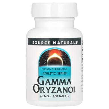 Гамма-оризанол Source Naturals Gamma Oryzanol, 60 мг, 100 таблеток