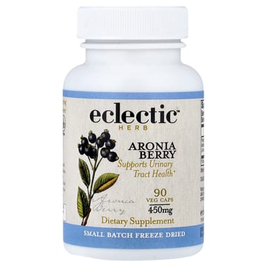 Арония Eclectic Herb, вкус Freeze Dried Aronia Berry, 450 мг, 90 растительных капсул