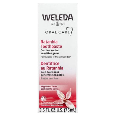 Зубная паста Weleda Oral Care Ratanhia, оттенок Peppermint, 75 мл