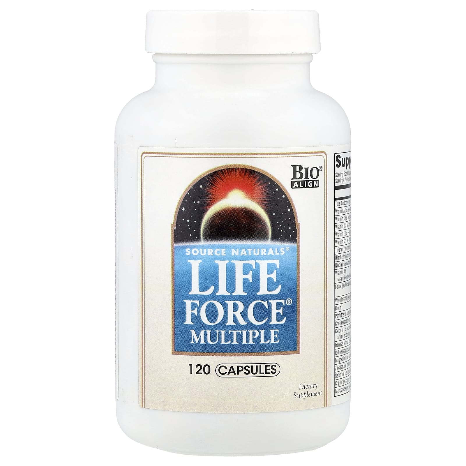 Мультивитаминный комплекс Life Force Source Naturals Life Force® Multiple, 120 капсул