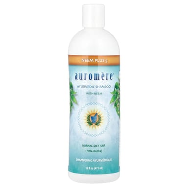 Шампунь Auromere Neem Plus 5 Ayurvedic with Neem, 473 мл