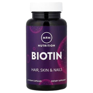 Биотин MRM Nutrition, 5000 мкг, 60 растительных капсул