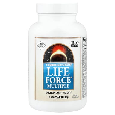 Железо Source Naturals Life Force® Multiple No, 120 капсул