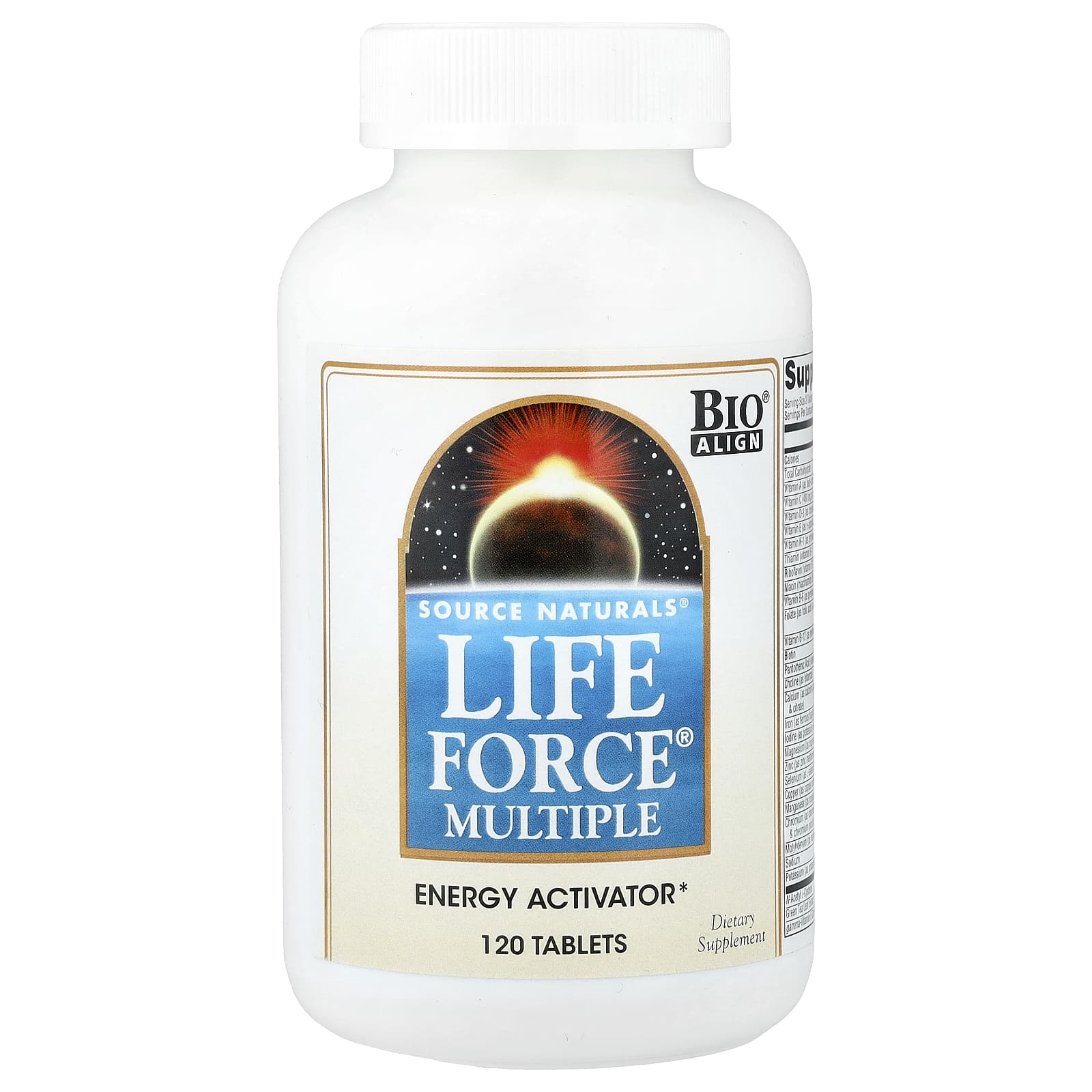 Мультивитаминный комплекс Life Force Source Naturals Life Force® Multiple, 120 таблеток