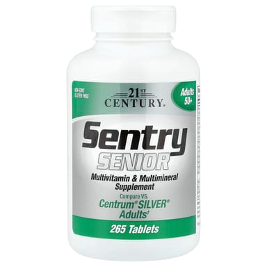 Мультивитамины 21st Century Sentry Senior & Multimineral Supplement Adults 50+, 265 таблеток