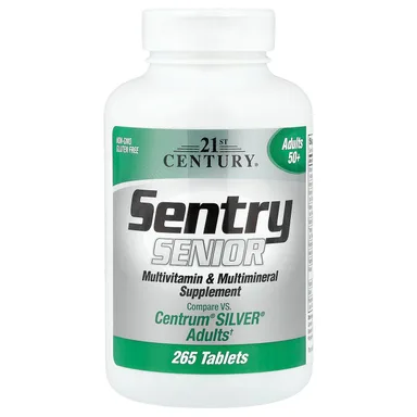 Фото товара: Мультивитамины 21st Century Sentry Senior & Multimineral Supplement Adults 50+, 265 таблеток