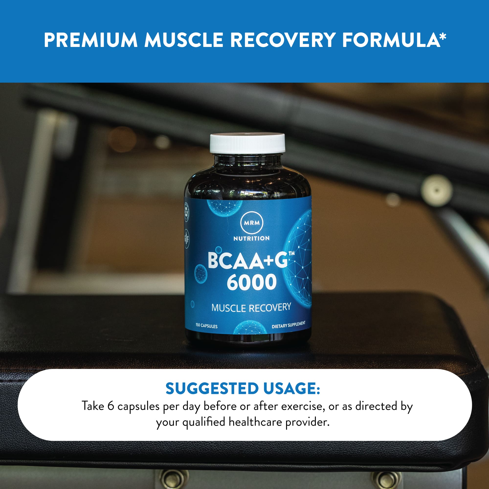 BCAA MRM Nutrition +G™ 6000, 150 капсул — фото 5