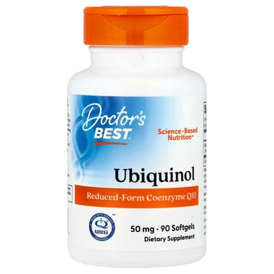 Убихинол Doctor's Best with Kaneka Q+®, 50 мг, 90 мягких капсул