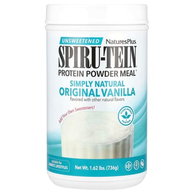 Протеиновый порошок NaturesPlus Spiru-Tein® Meal Unsweetened, вкус Vanilla, 736 г