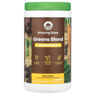 Зеленый комплекс Amazing Grass Superfood, вкус Chocolate, 480 г