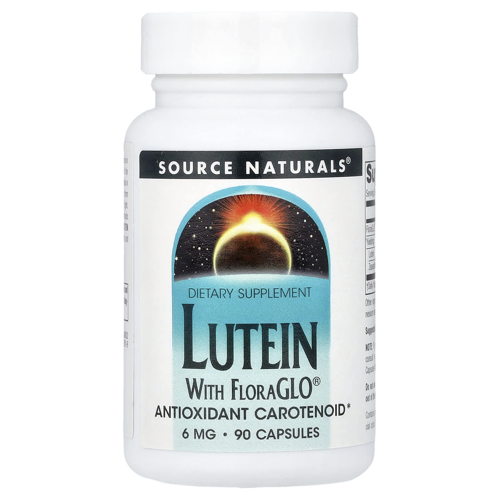Лютеин Source Naturals With FloraGLO®, 6 мг, 90 капсул