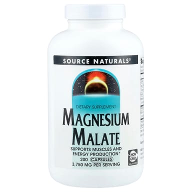 Магний малат Source Naturals, 200 капсул