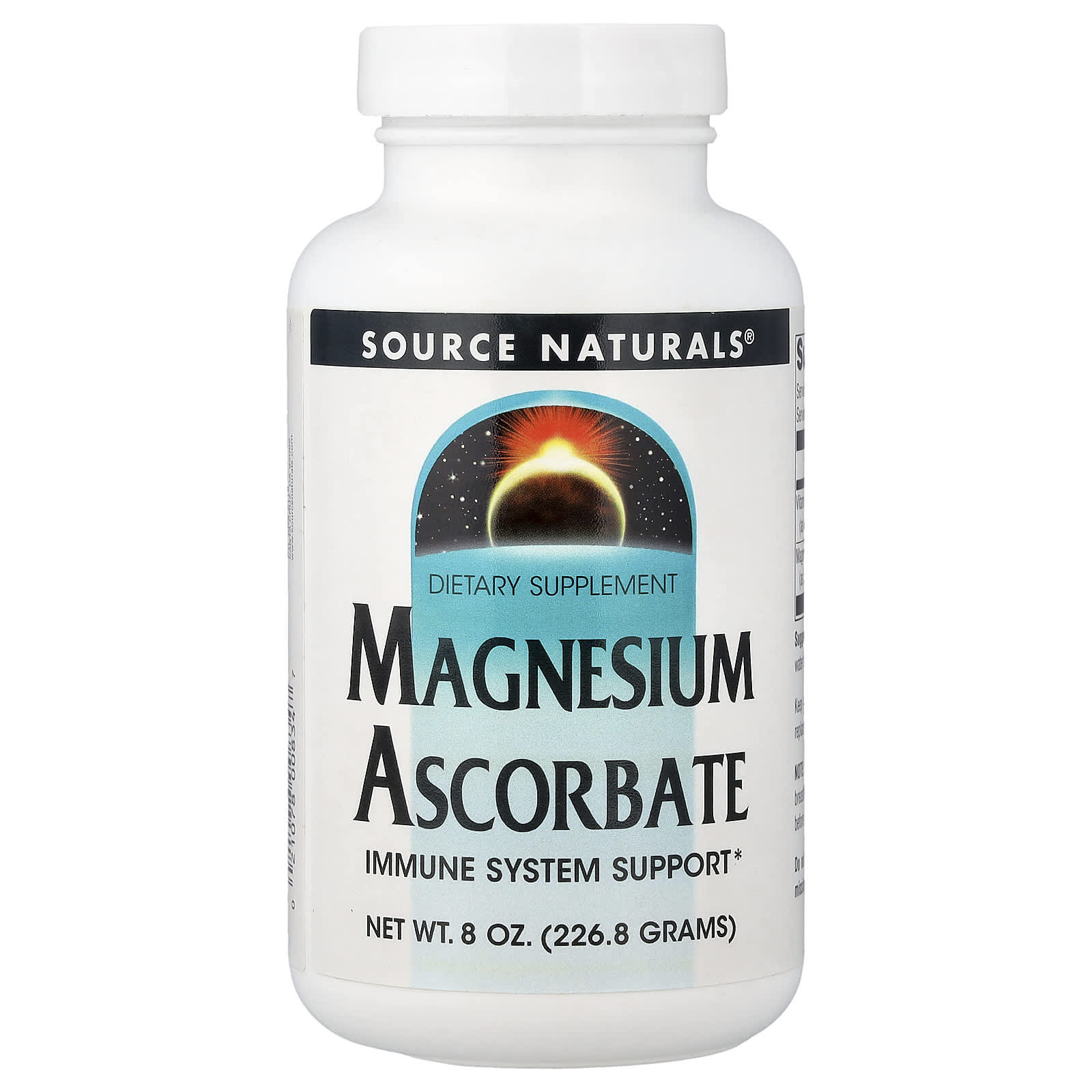 Магний Source Naturals Ascorbate, 226.8 г