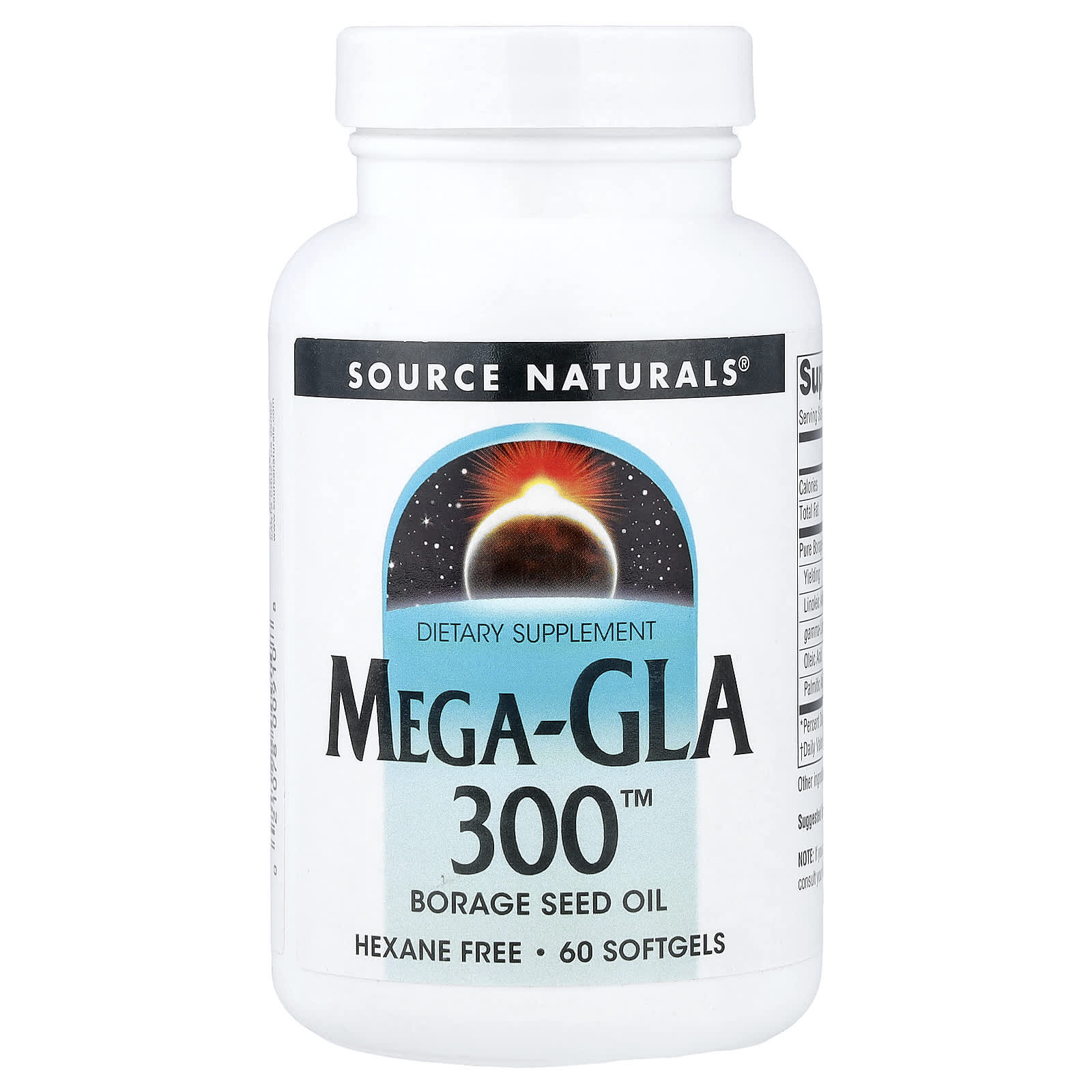Гамма-линоленовая кислота (GLA) Source Naturals™, 60 мягких капсул