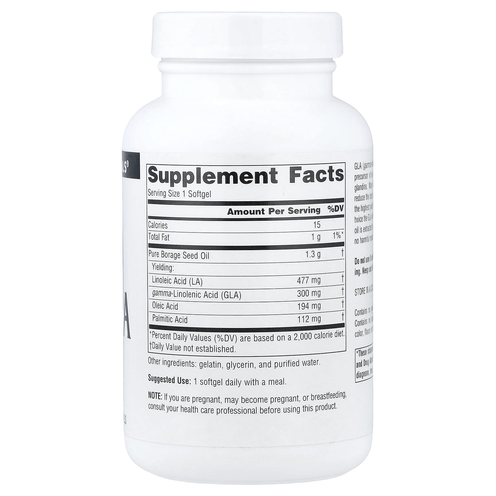 Гамма-линоленовая кислота (GLA) Source Naturals™, 60 мягких капсул — фото 2
