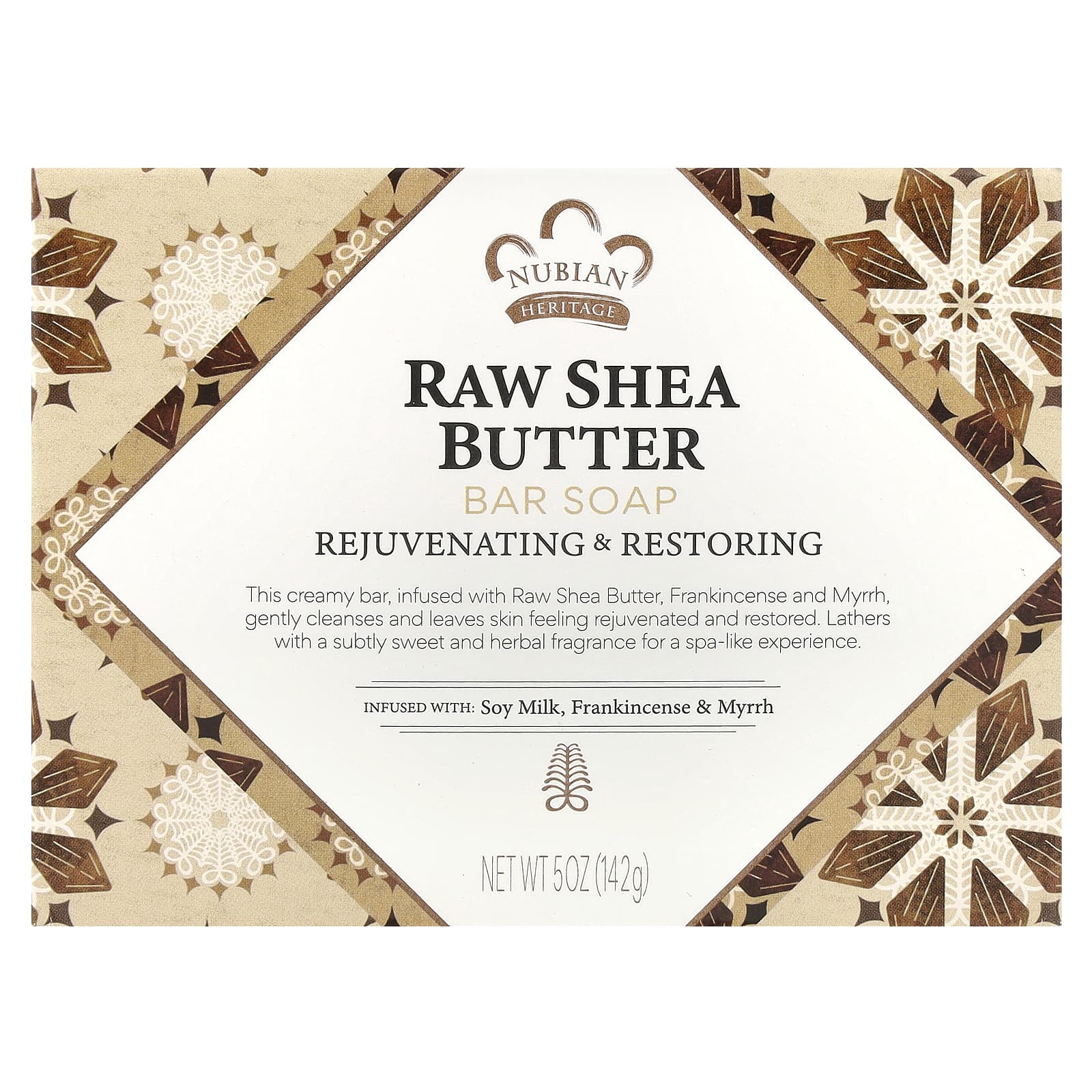 Мыло Nubian Heritage Raw Shea Butter Soap, 142 г — фото 2