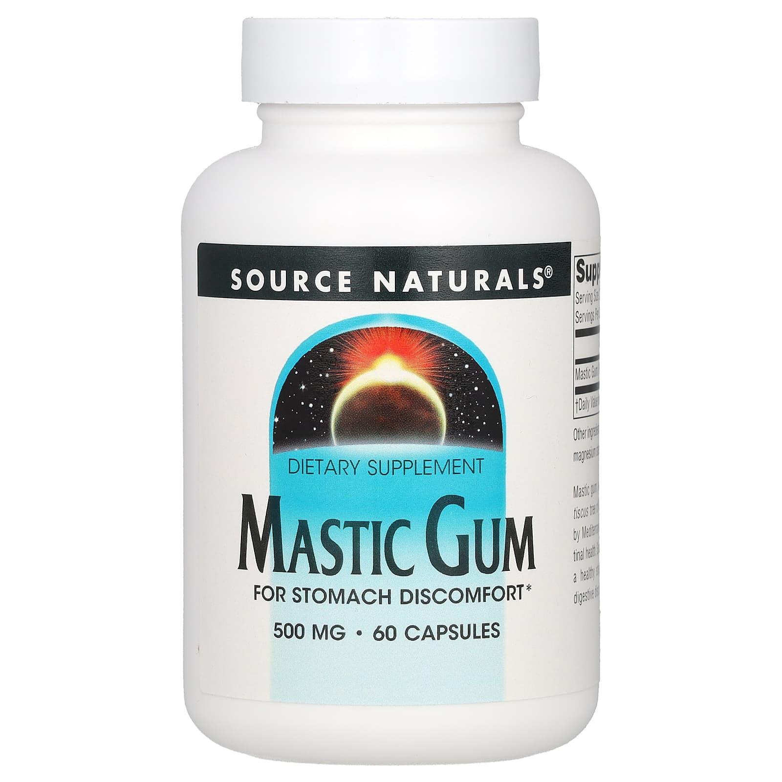 Мастиковая смола Source Naturals, 500 мг, 60 капсул