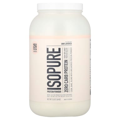 Протеиновый порошок Isopure Zero Carb, без вкуса, 1.36 кг