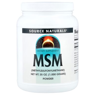 Порошок Source Naturals MSM, 1000 г