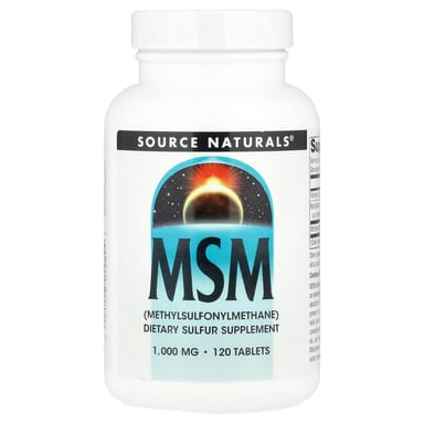 МСМ Source Naturals, 120 таблеток