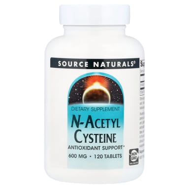 N-ацетилцистеин Source Naturals N-Acetyl Cysteine, 600 мг, 120 таблеток