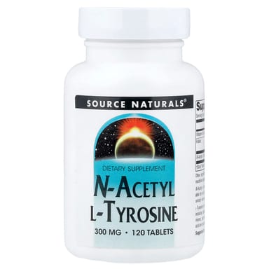L-тирозин Source Naturals N-Acetyl L-Tyrosine, 300 мг, 120 таблеток