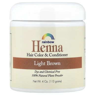 Фото товара: Кондиционер Rainbow Research Henna Hair Color and Light Brown, 113 г